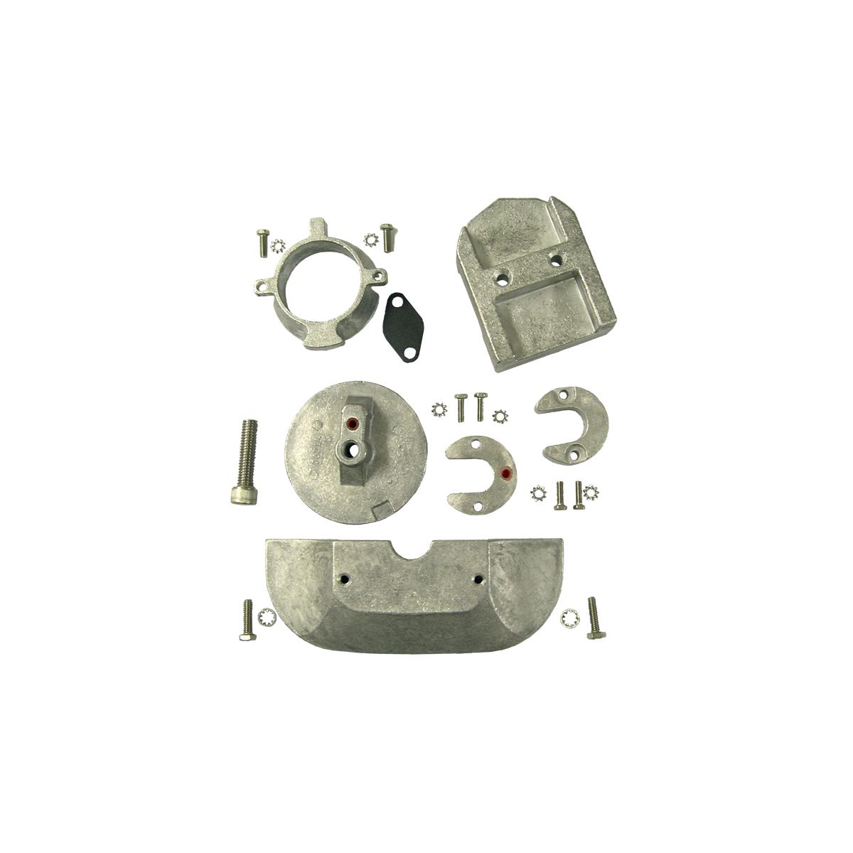 Kompletter Anodensatz Alpha One Gen II von Performance Metals kompatibel mit Mercury/Mercruiser 888756Q03