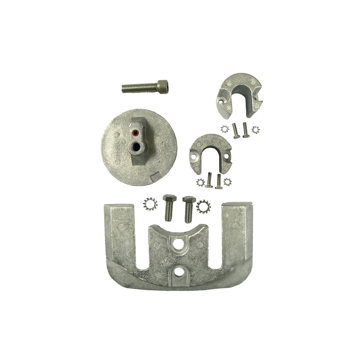 Kompletter Anodensatz Bravo II & III von Performance Metals kompatibel mit Mercury/Mercruiser 888761Q03