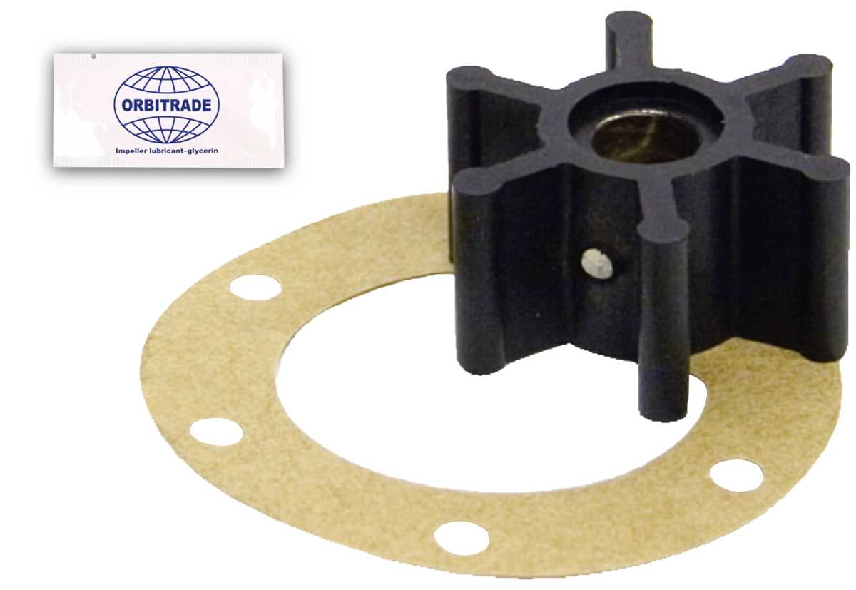 Impellersatz von Orbitrade kompatibel mit Volvo Penta 876689, 3580029, 3586494, 807369, 875807