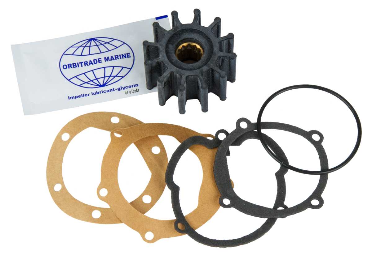 Impellersatz von Orbitrade kompatibel mit Volvo Penta 877400, 21213650, 21213660, 21951346, 21951348, 24715100, 3850107, 3855546, 3856039, 3858256, 3862281, 3862567, 829940, 875811, 876243