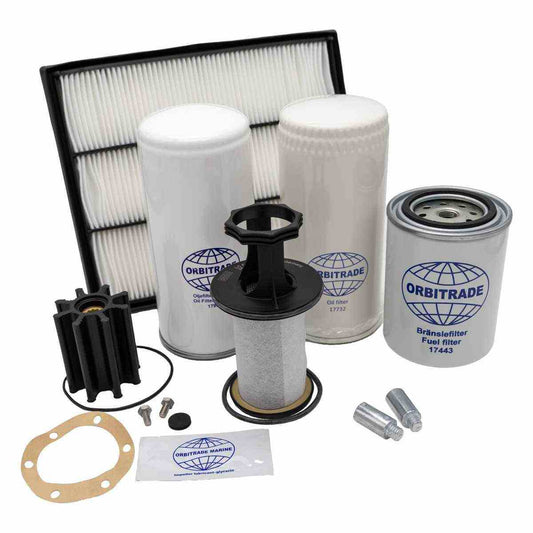 Servicesatz von Orbitrade kompatibel mit Volvo Penta 21704967, 21198341