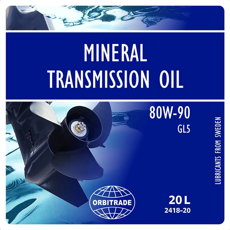 Mineralisches Getriebeöl 80W-90 20L von Orbitrade kompatibel mit Volvo Penta 3809444