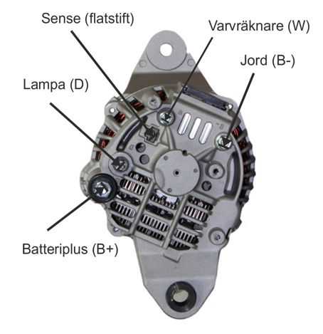 Generator von Orbitrade kompatibel mit Volvo Penta 874502, 24110417, 3803650, 3803911, 3840181