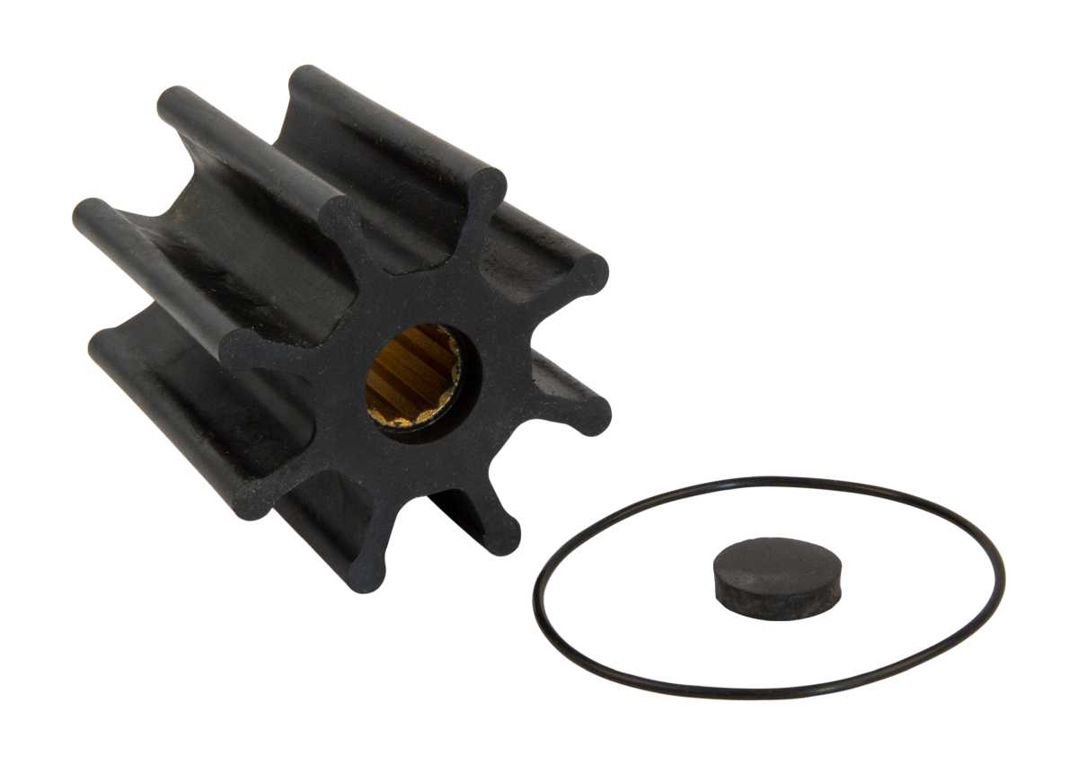 Impellersatz 6LY von Orbitrade kompatibel mit Yanmar 119593-42201, 119593-42202
