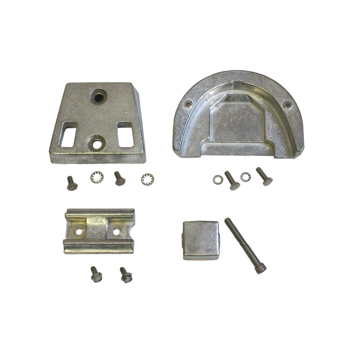 Kompletter Opferanodensatz OMC Cobra von Performance Metals