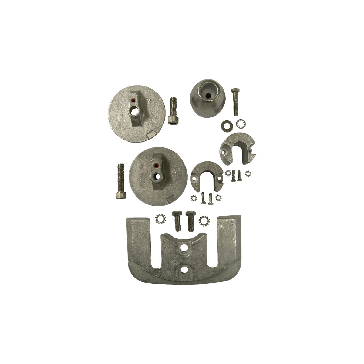 Kompletter Anodensatz Bravo III von Performance Metals kompatibel mit Mercury/Mercruiser 888761Q04
