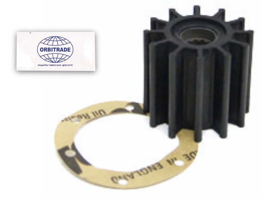 Impellersatz von Orbitrade kompatibel mit Volvo Penta 876120, 834794