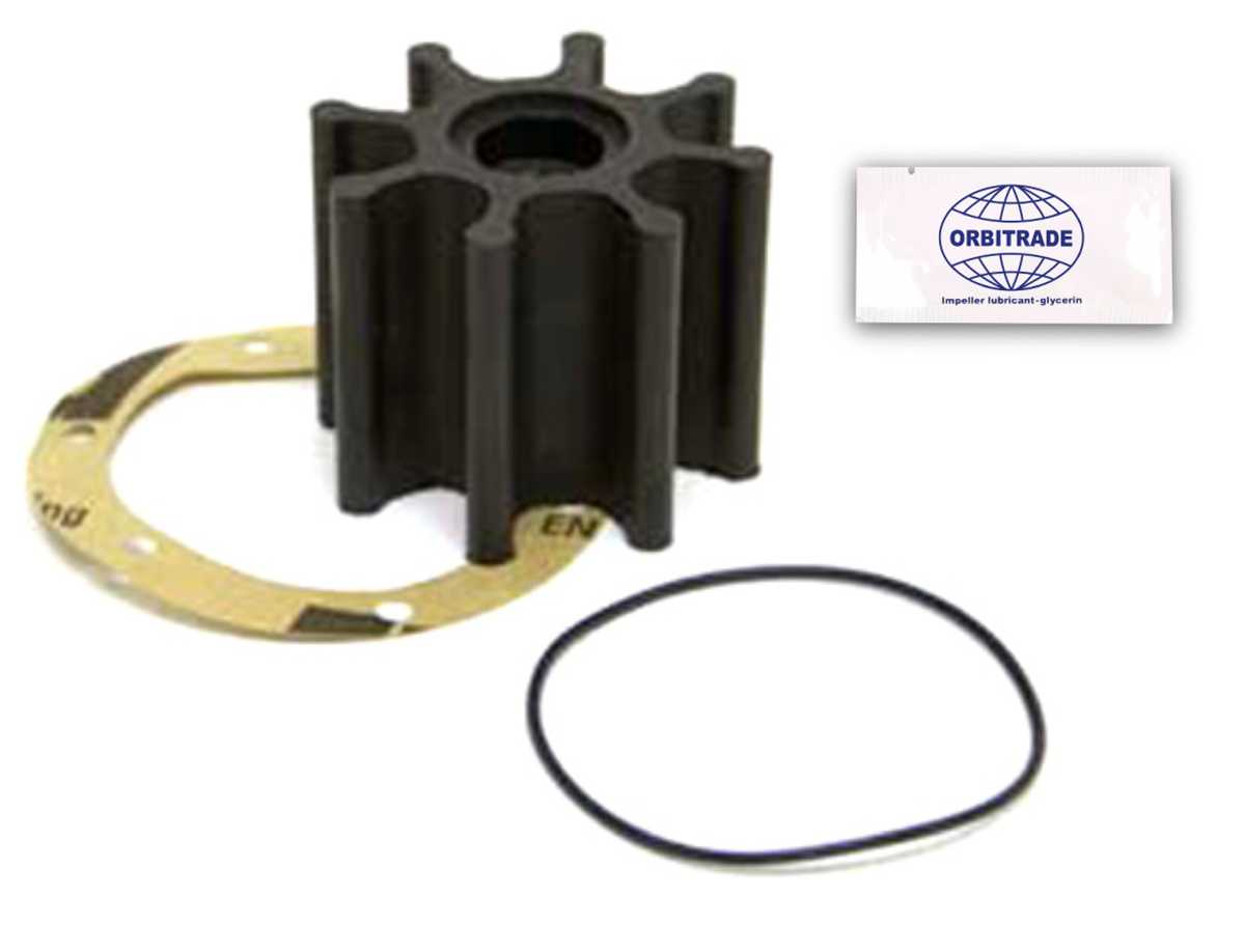 Impeller Kit von Orbitrade kompatibel mit Volvo Penta 24139377, 20799057, 21951356, 3841697