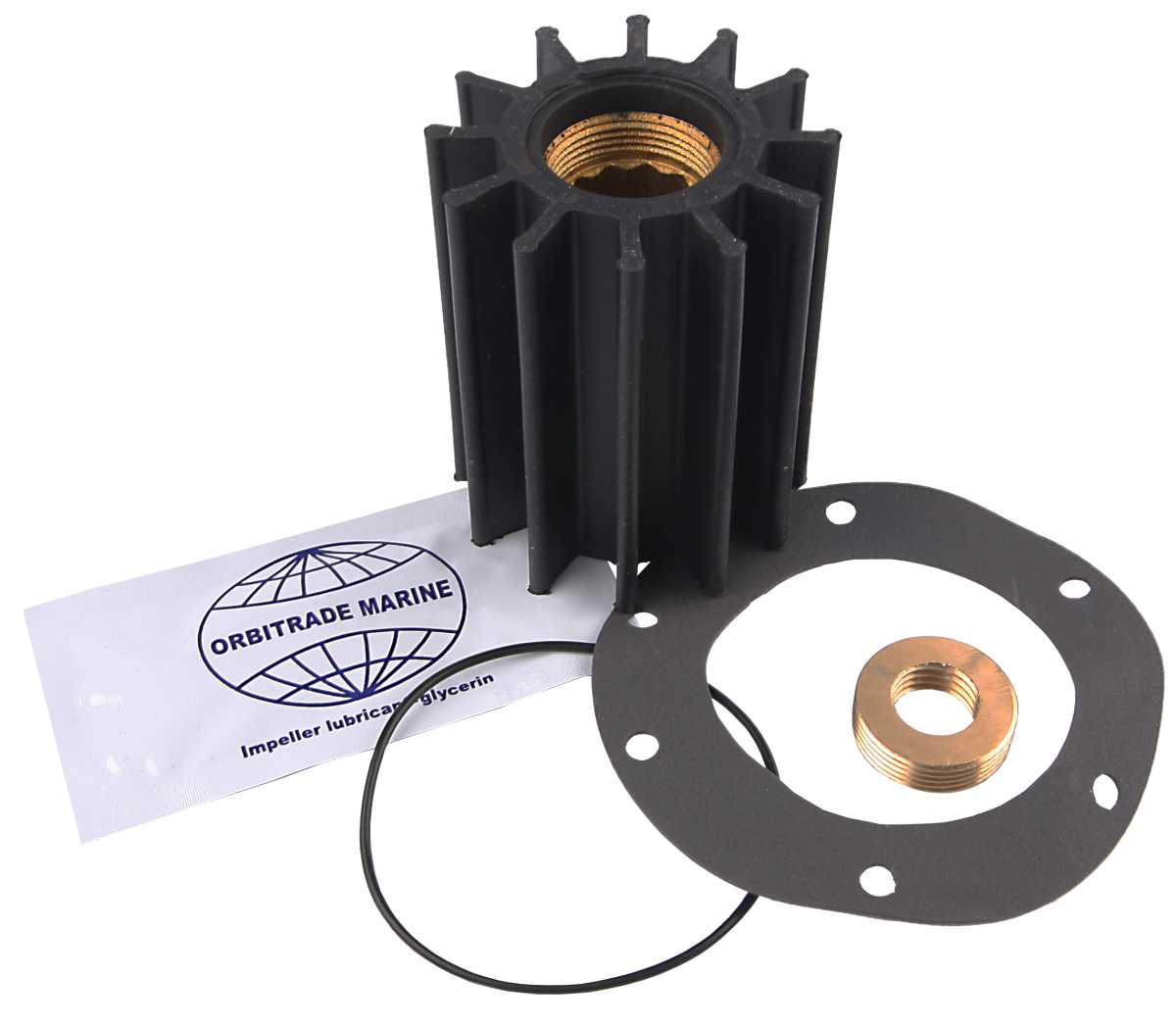 Impeller Kit von Orbitrade kompatibel mit Volvo Penta 24139373, 21422649, 21951358, 21958592, 22000061, 22994993