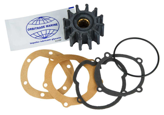 Impellersatz von Orbitrade kompatibel mit Volvo Penta 877400, 21213650, 21213660, 21951346, 21951348, 24715100, 3850107, 3855546, 3856039, 3858256, 3862281, 3862567, 829940, 875811, 876243