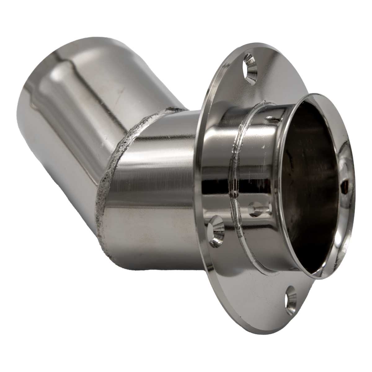 Borddurchlass-Abgasrohr, 45°, Edelstahl, 60 mm von Orbitrade