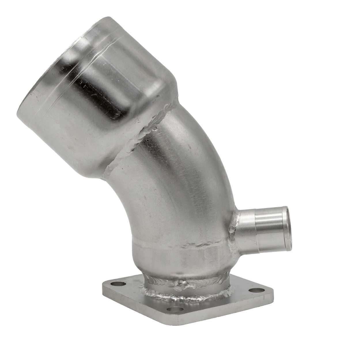 Abgasknie 3JH, 4JH, 45°, Edelstahl von Orbitrade kompatibel mit Yanmar 129470-13560, 129670-13560, 129670-13561