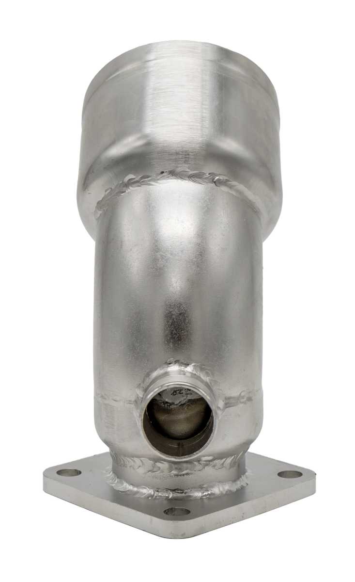 Abgasknie 3JH, 4JH, 45°, Edelstahl von Orbitrade kompatibel mit Yanmar 129470-13560, 129670-13560, 129670-13561