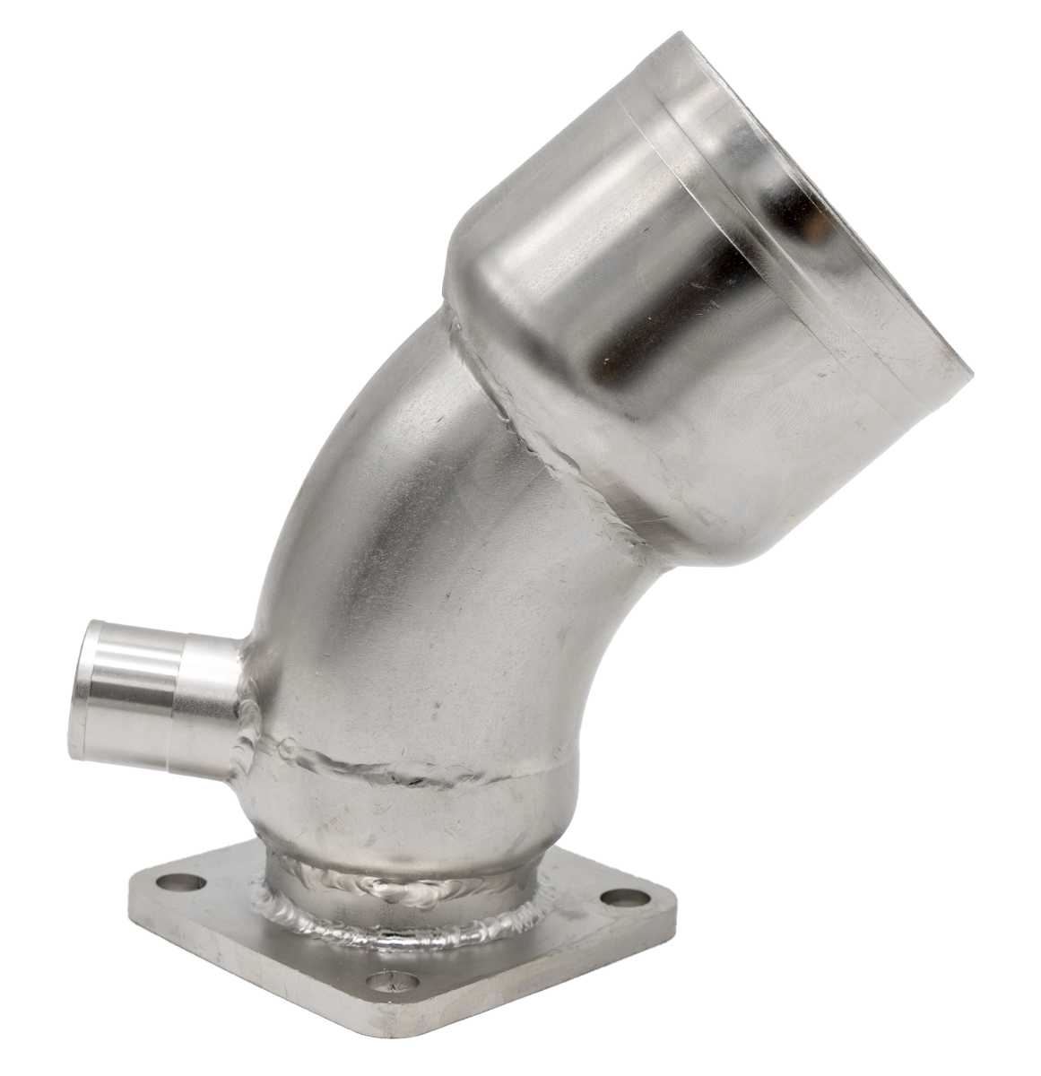 Abgasknie 3JH, 4JH, 45°, Edelstahl von Orbitrade kompatibel mit Yanmar 129470-13560, 129670-13560, 129670-13561