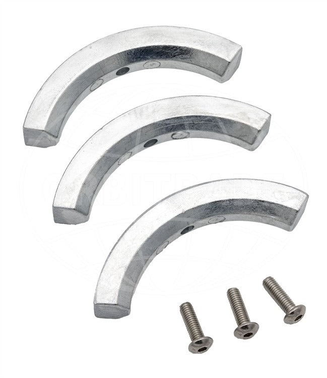 Aluminiumanodensatz von Orbitrade kompatibel mit Volvo Penta 23974203, 3858399