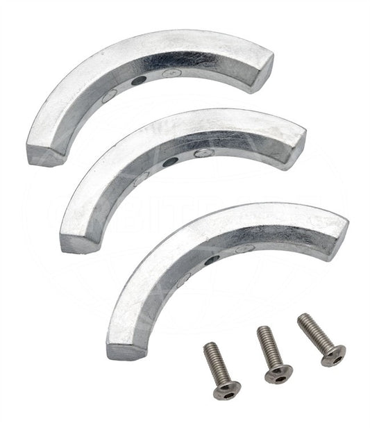 2-Blatt Magensiumanodensatz von Orbitrade kompatibel mit Volvo Penta 3858400
