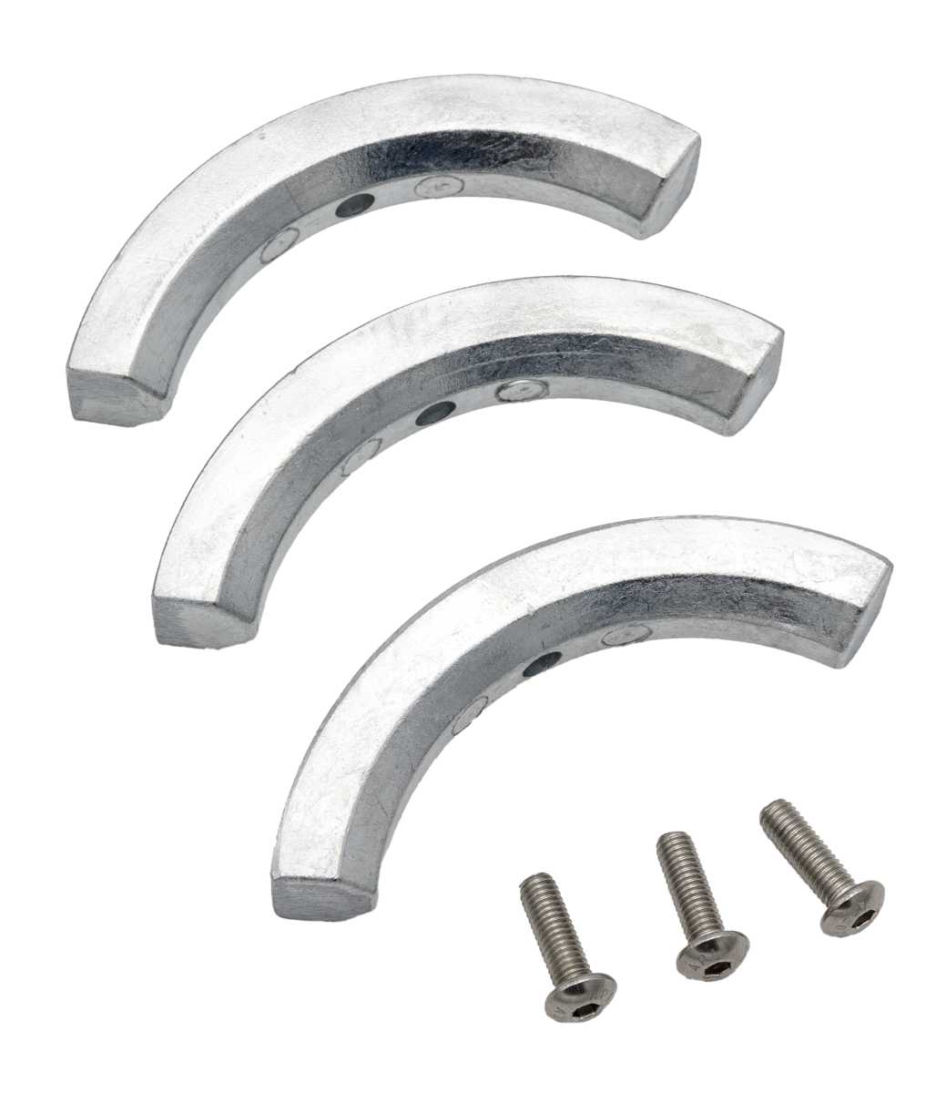 Aluminiumanodensatz von Orbitrade kompatibel mit Volvo Penta 23974203, 3858399