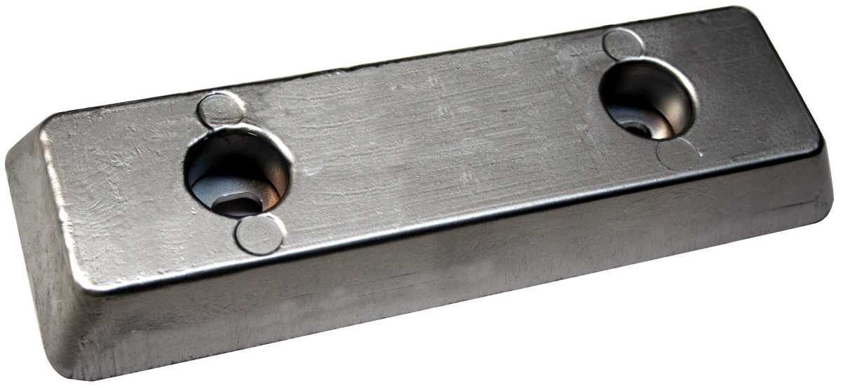 Spiegelplatte Anode von Orbitrade kompatibel mit Volvo Penta 23172849, 3888061, 40005875