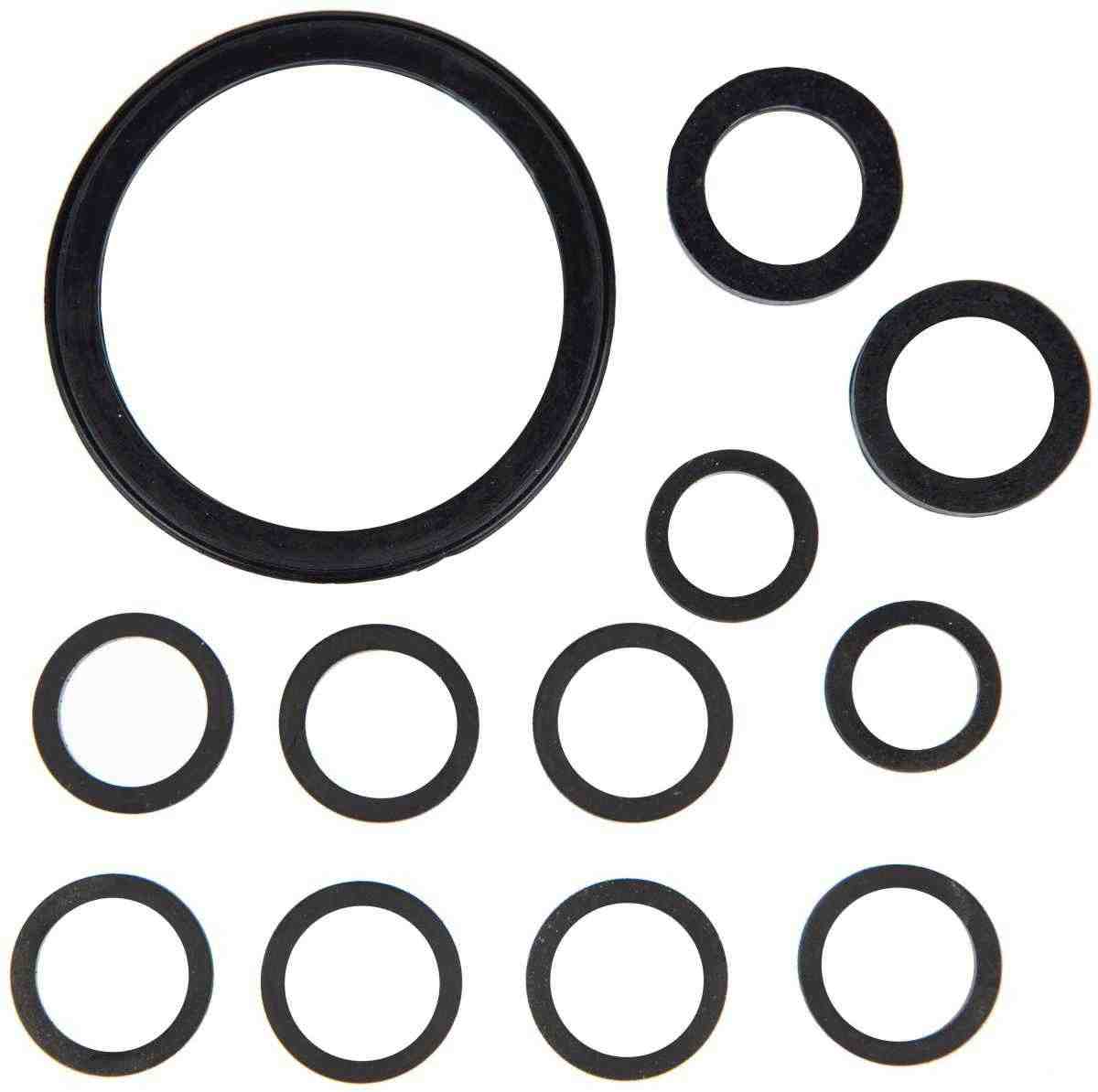 Gasket kit cooling water pipes 2002, 2003 von Orbitrade kompatibel mit Volvo Penta 1 x 416033, 2 x 418445, 2 x 829714, 7 x 418411