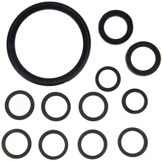 Gasket kit cooling water pipes 2002, 2003 von Orbitrade kompatibel mit Volvo Penta 1 x 416033, 2 x 418445, 2 x 829714, 7 x 418411