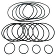 Gasket kit charge air cooler-heat exchanger D4 von Orbitrade kompatibel mit Volvo Penta 35836341, 1 x 969415, 1 x 976041, 2 x 949722, 4 x 3838406, 8 x 3583647