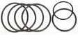 Gasket kit heat exchanger D1-13, D1-20, D1-30, D2-40 von Orbitrade kompatibel mit Volvo Penta B