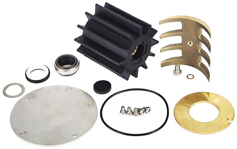 Reparatursatz Seewasserpumpe D13, D16 von Orbitrade kompatibel mit Volvo Penta 3838207, 24346055, 865295, 3886848, 22905150, 23271274, 3589104, 22905155