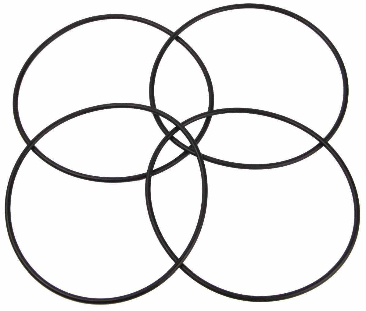 Gasket kit round heat exchanger TAMD70D,E von Orbitrade kompatibel mit Volvo Penta 4 x 925278