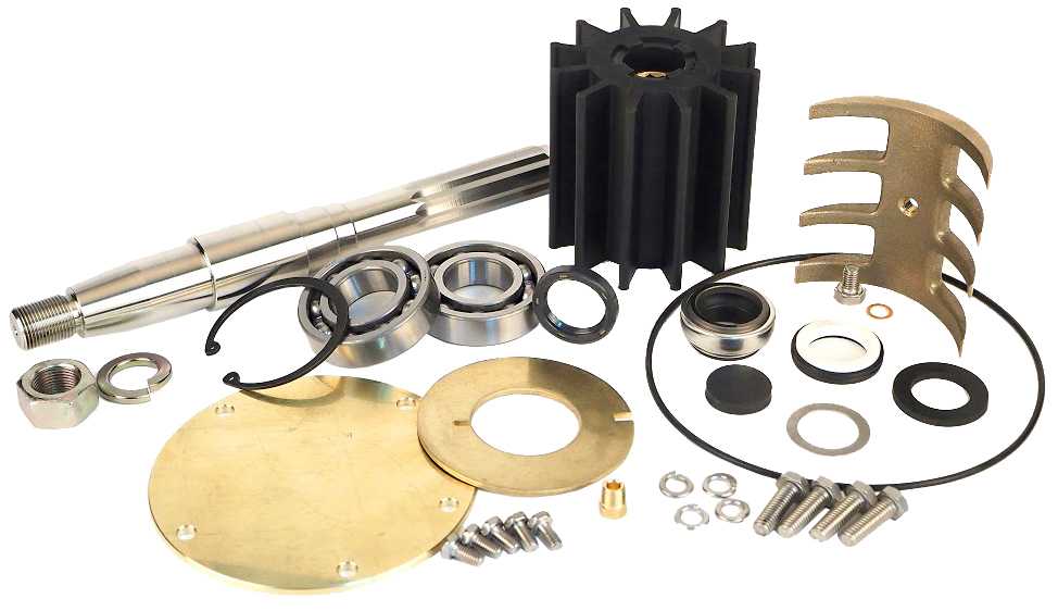 Reparatursatz Seewasserpumpe D13, D16 von Orbitrade kompatibel mit Volvo Penta 22905155, 3589104