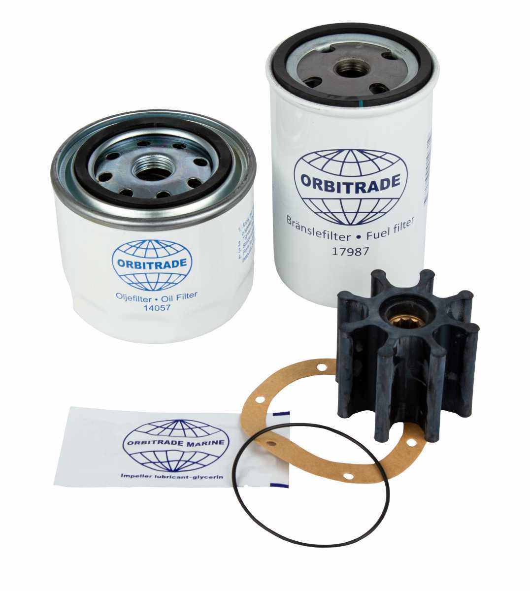 Servicesatz von Orbitrade kompatibel mit Volvo Penta 877201