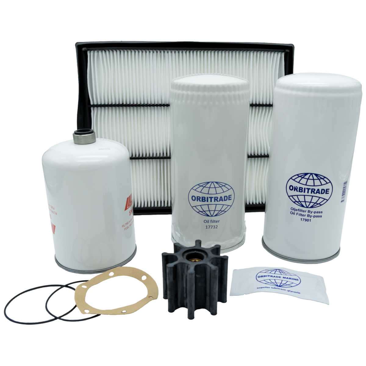 Service Kit von Orbitrade kompatibel mit Volvo Penta 24272027, 23746227