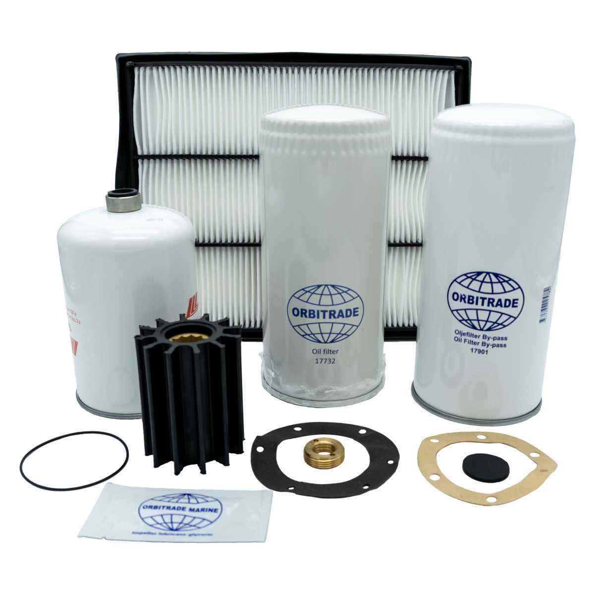 Service Kit von Orbitrade kompatibel mit Volvo Penta 24272028, 23746230