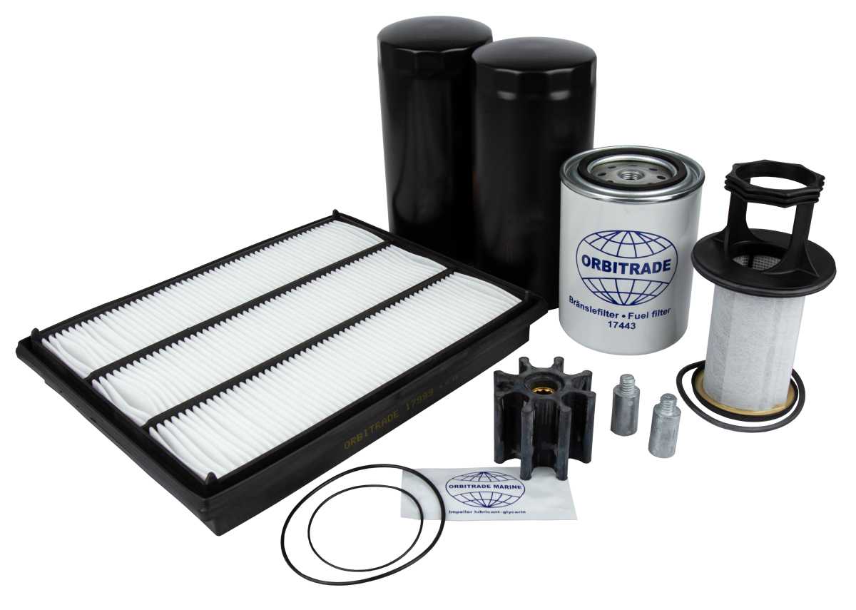 Service Kit von Orbitrade kompatibel mit Volvo Penta 22383875, 21198342, 21704968