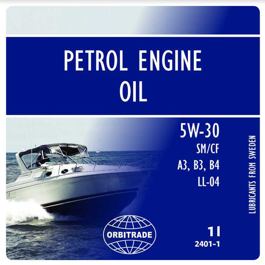 Synthetisches Motoröl BM 1 L von Orbitrade kompatibel mit Volvo Penta 23211287, 21353052, 21363429