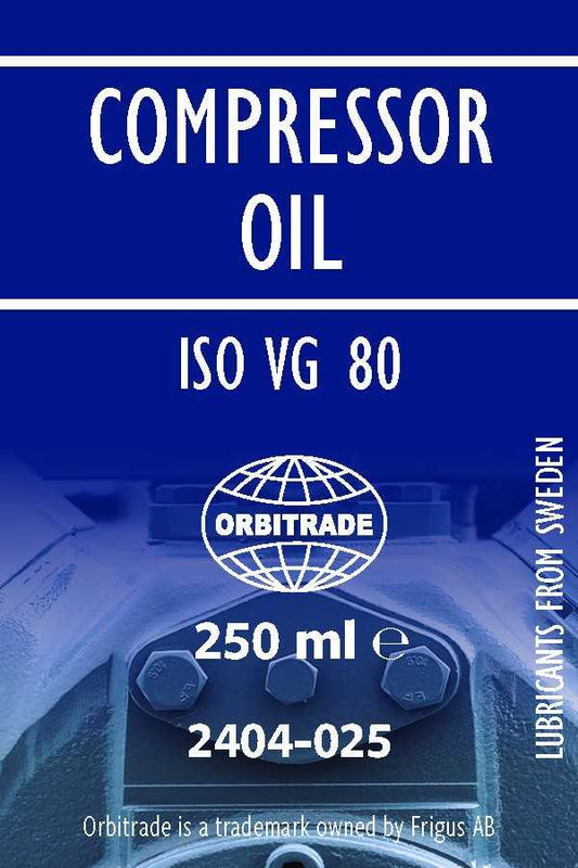 Synthetisches Kompressoröl 250 ml von Orbitrade kompatibel mit Volvo Penta 85108974, 1141592, 1141641, 3809450