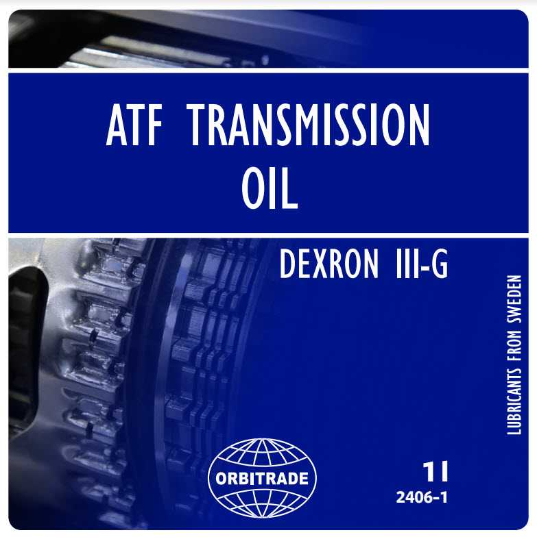 ATF Öl 1 L von Orbitrade kompatibel mit Volvo Penta 23909464, 1161521, 85122800