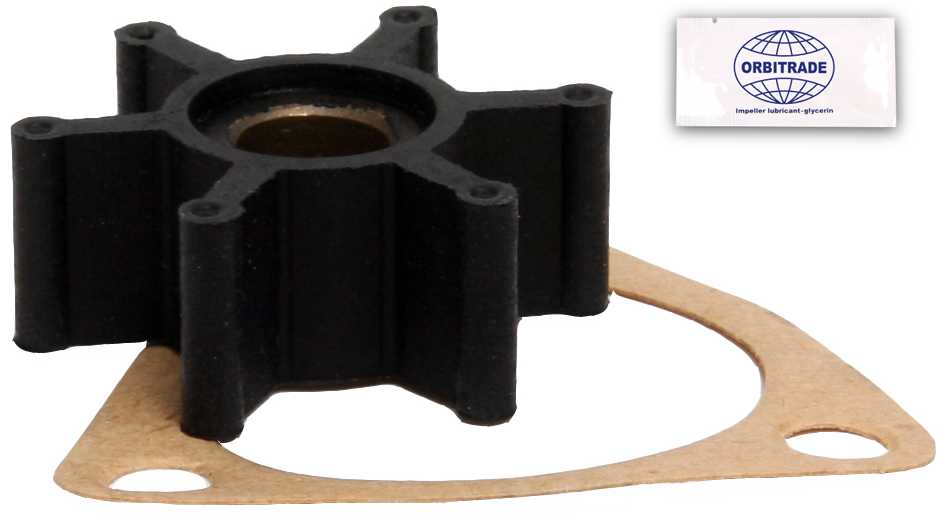 Impellersatz 1GM, 1GM10 von Orbitrade kompatibel mit Yanmar 128176-42090, 128176-42071