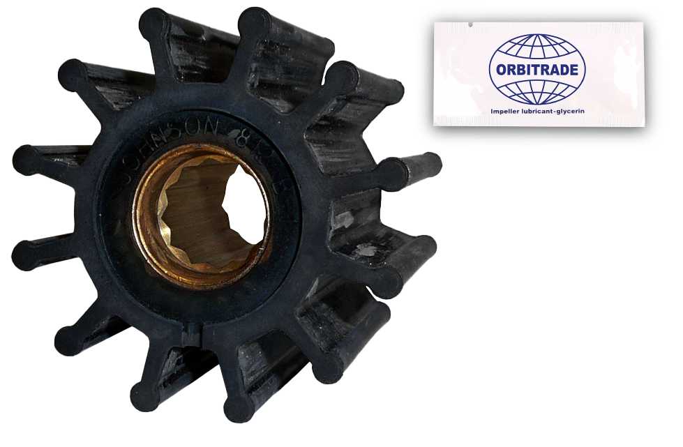 Impellersatz 6LP, 6LPA von Orbitrade kompatibel mit Yanmar 119773-42600